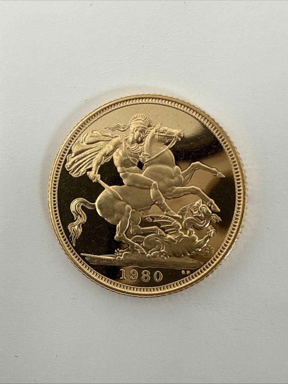 Exclusive Coins 1980 Queen Elizabeth II Proof Full Gold Sovereign Royal Mint (Cased & Certs )