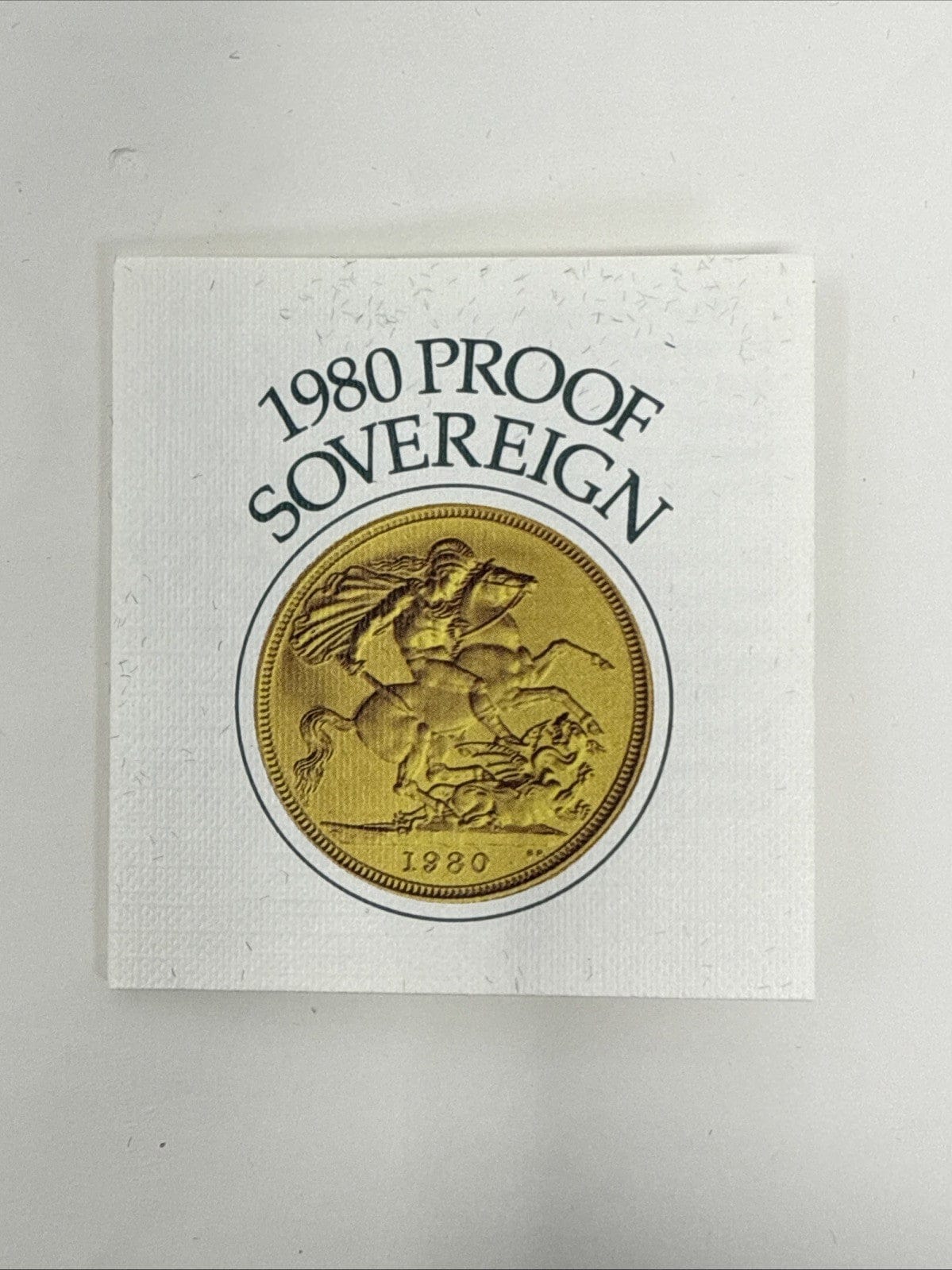 Exclusive Coins 1980 Queen Elizabeth II Proof Full Gold Sovereign Royal Mint (Cased & Certs )