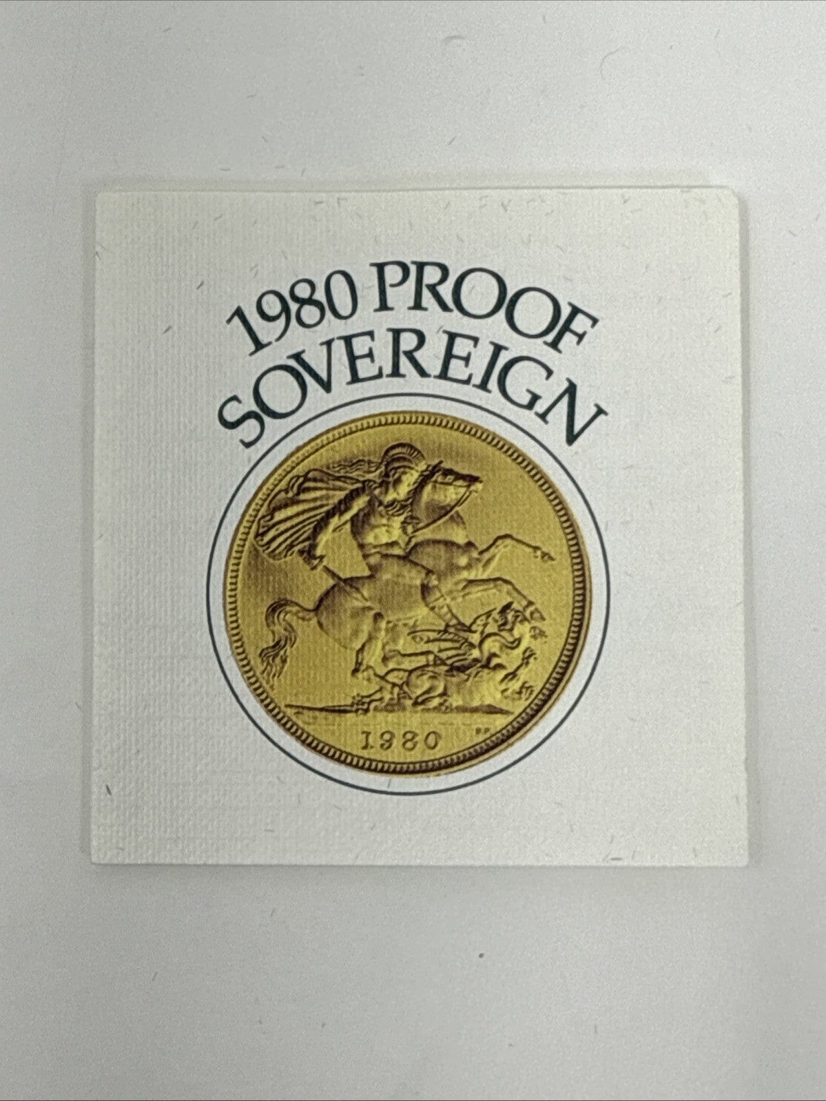 Exclusive Coins 1980 Queen Elizabeth II Proof Full Gold Sovereign Royal Mint (Cased & Certs ) #2