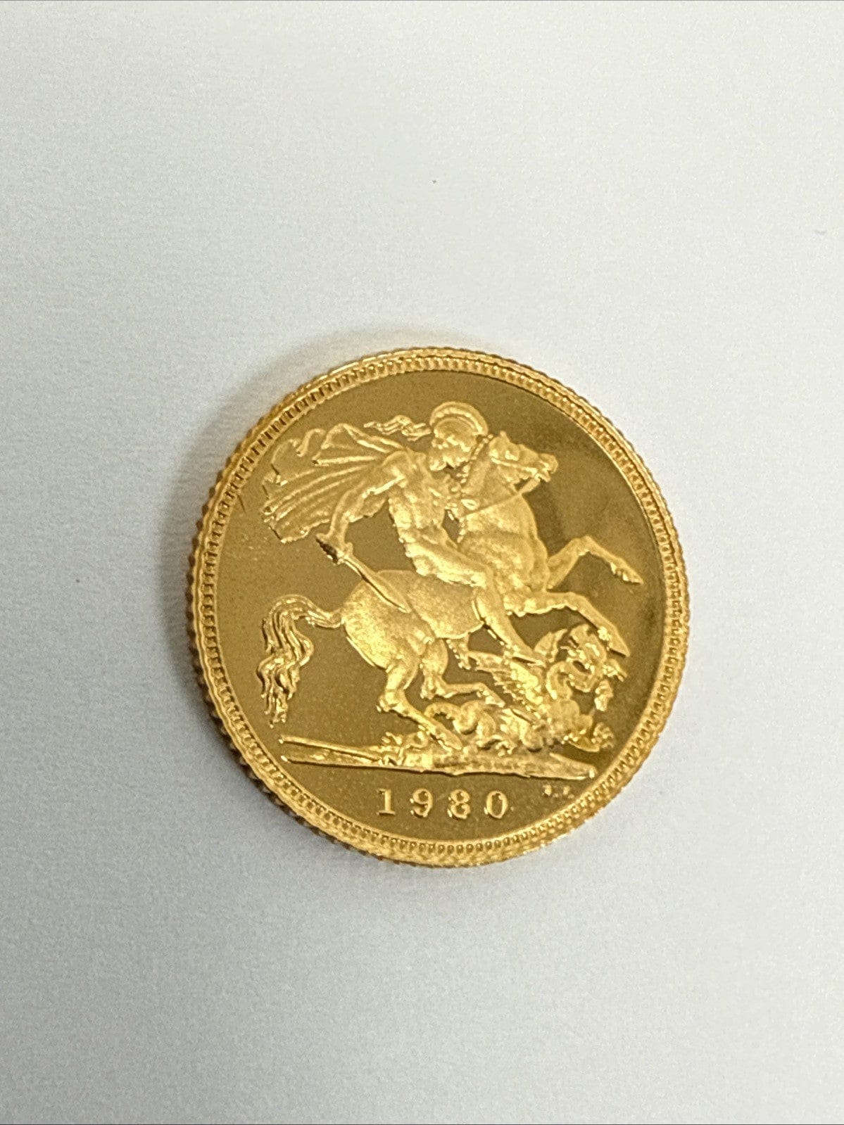 Exclusive Coins 1980 Queen Elizabeth II Proof Half Sovereign (case & Certs ) Royal Mint