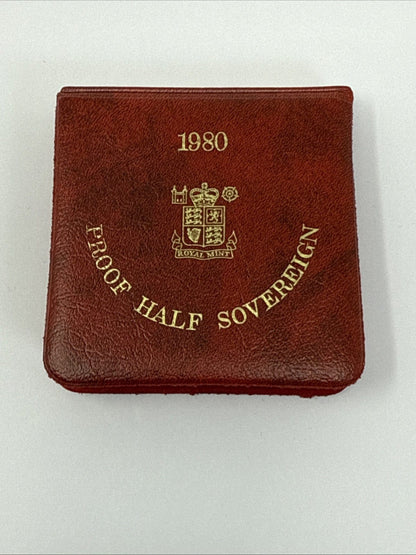 Exclusive Coins 1980 Queen Elizabeth II Proof Half Sovereign (case & Certs ) Royal Mint  #2