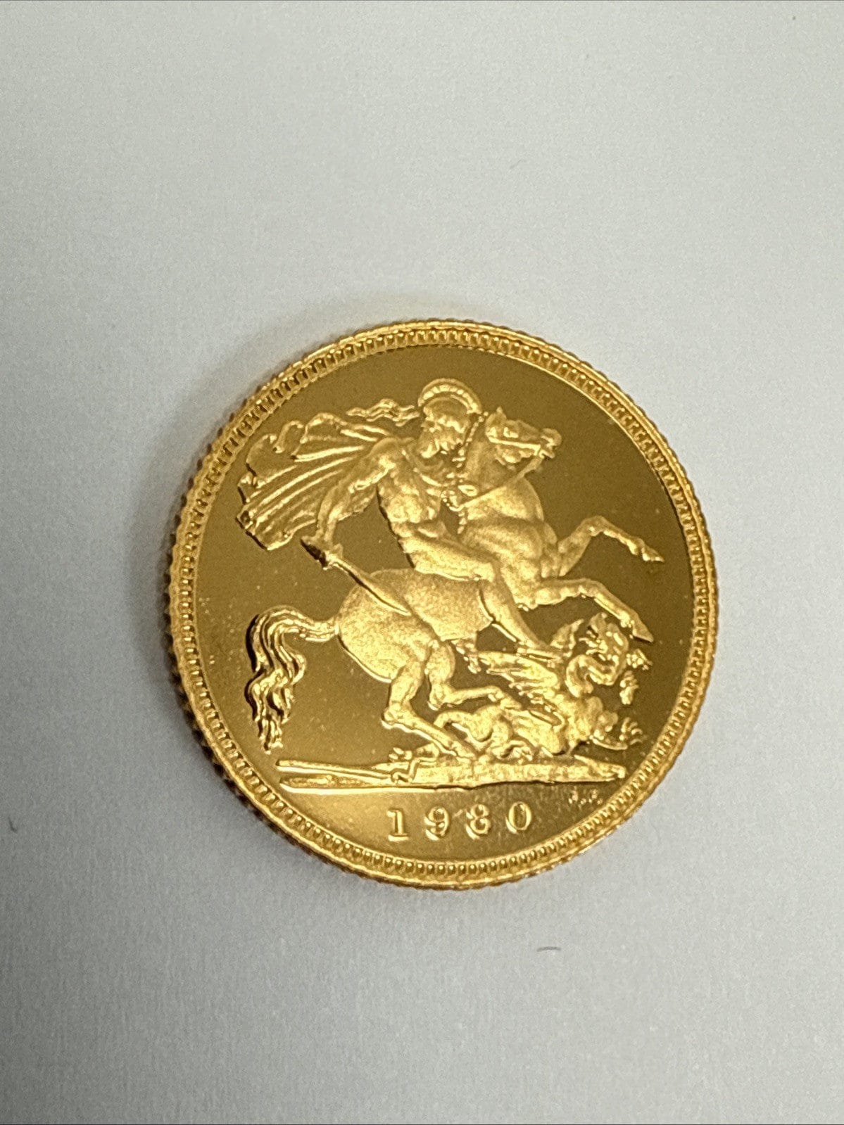 Exclusive Coins 1980 Queen Elizabeth II Proof Half Sovereign (case & Certs ) Royal Mint  #2