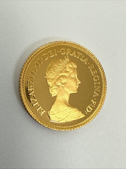 Exclusive Coins 1980 Queen Elizabeth II Proof Half Sovereign (case & Certs ) Royal Mint  #2
