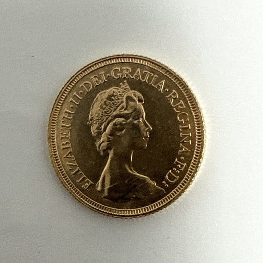 Exclusive Coins 1981  Queen Elizabeth II Full Gold Sovereign #1