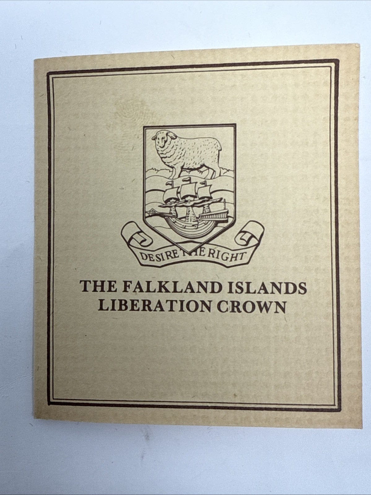 Exclusive Coins 1982 The Falklands Island Liberation Proof Silver Crown Royal Mint
