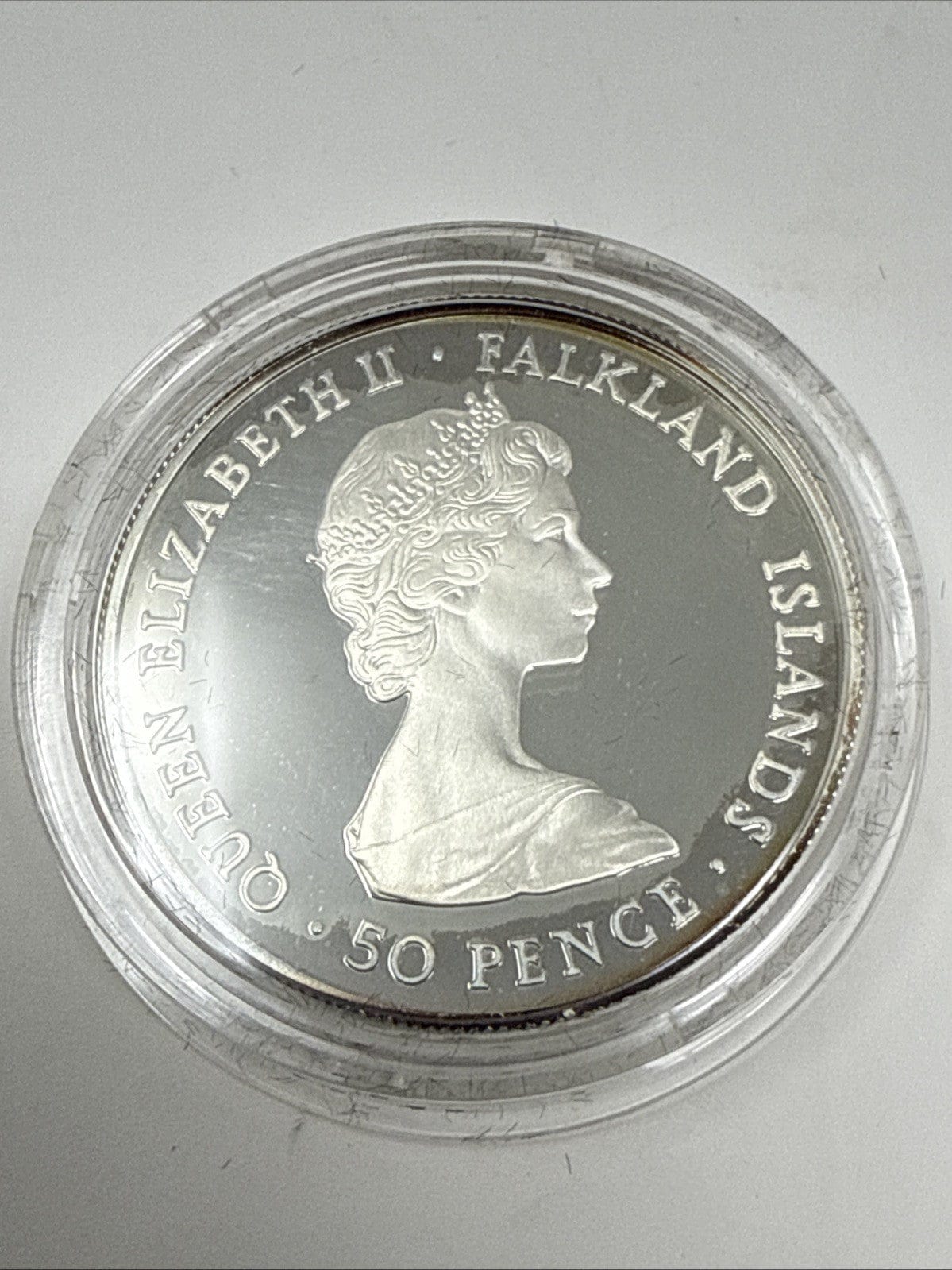 Exclusive Coins 1982 The Falklands Island Liberation Proof Silver Crown Royal Mint