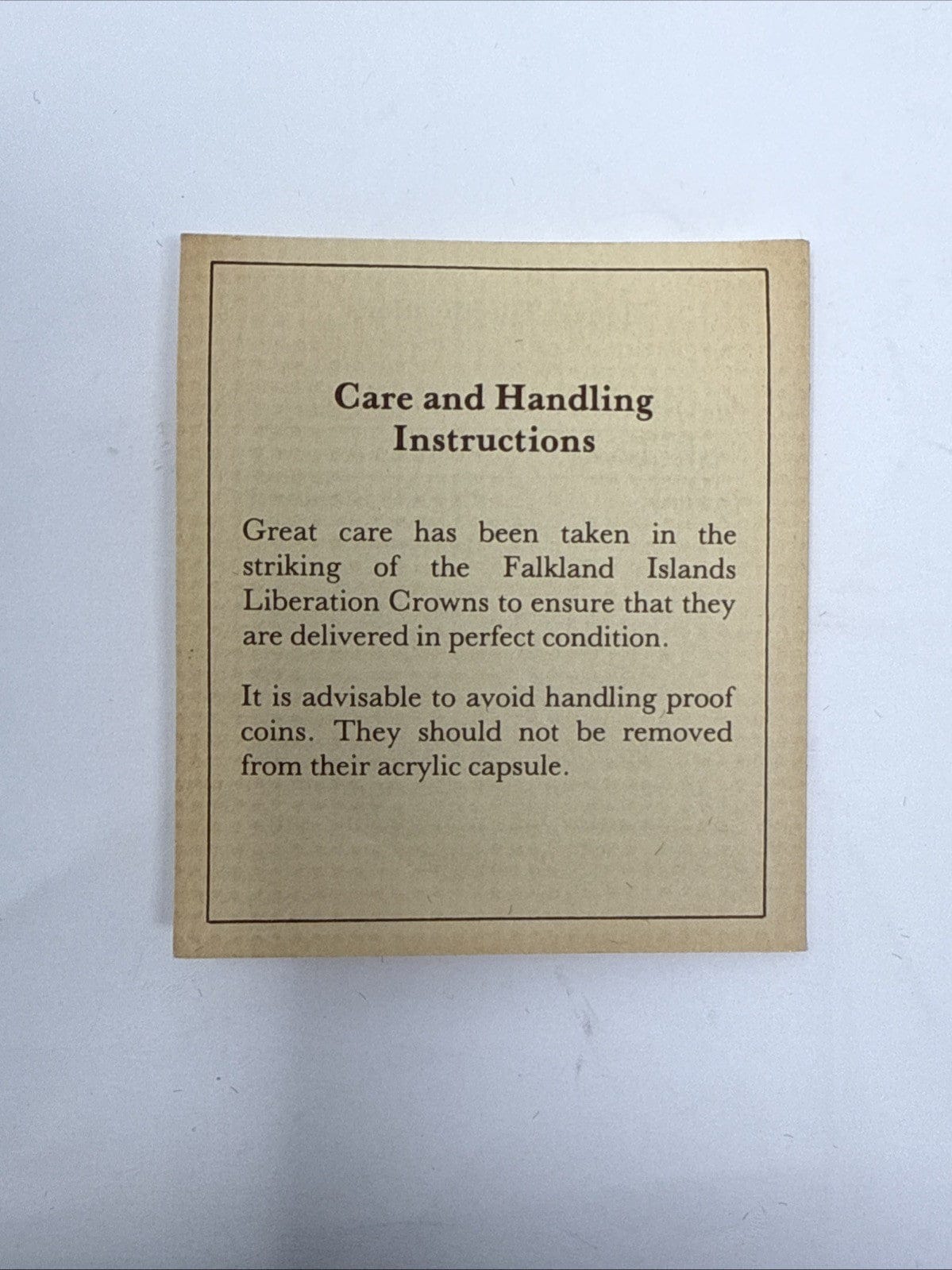 Exclusive Coins 1982 The Falklands Island Liberation Proof Silver Crown Royal Mint