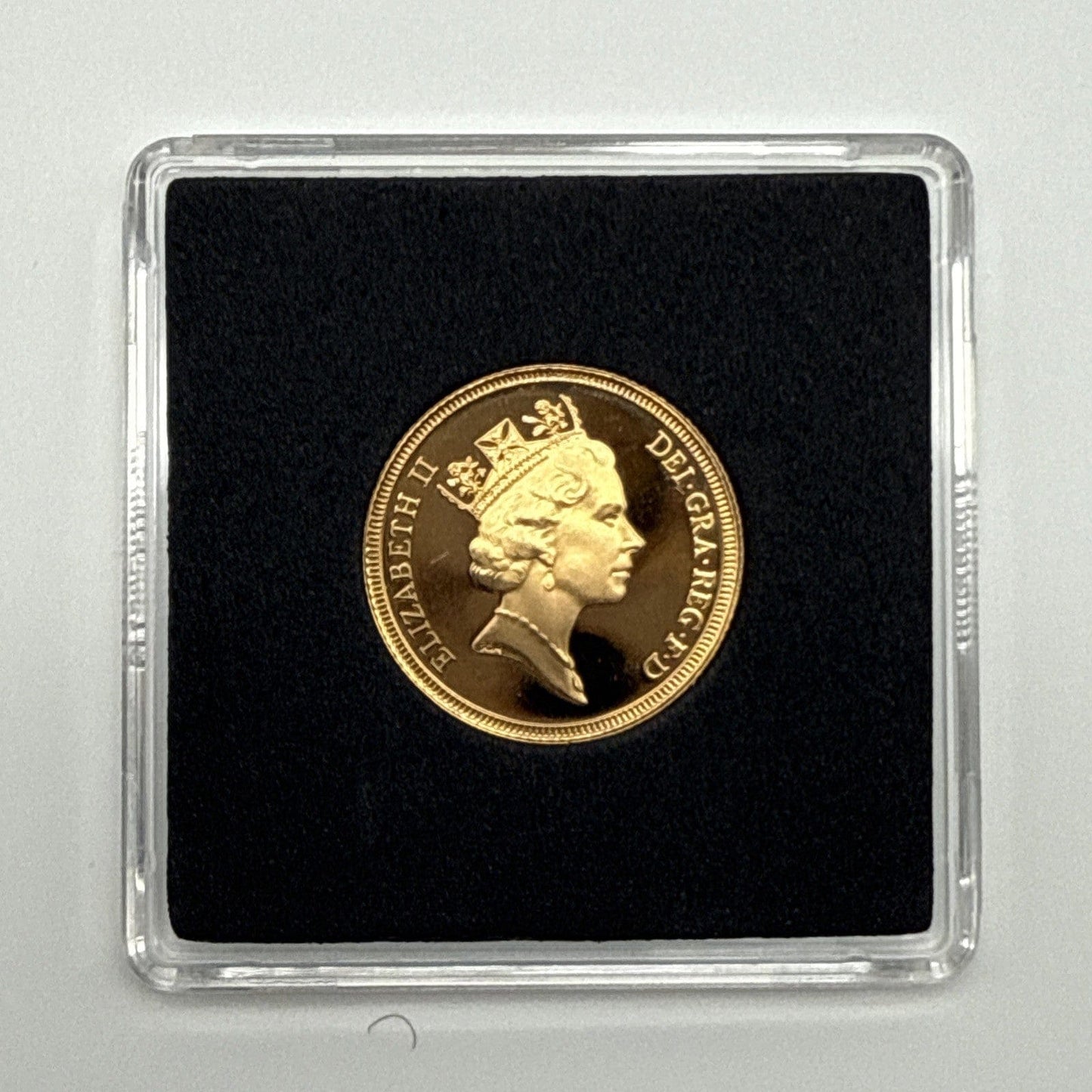 Exclusive Coins 1987 Queen Elizabeth II Proof Full Gold Sovereign