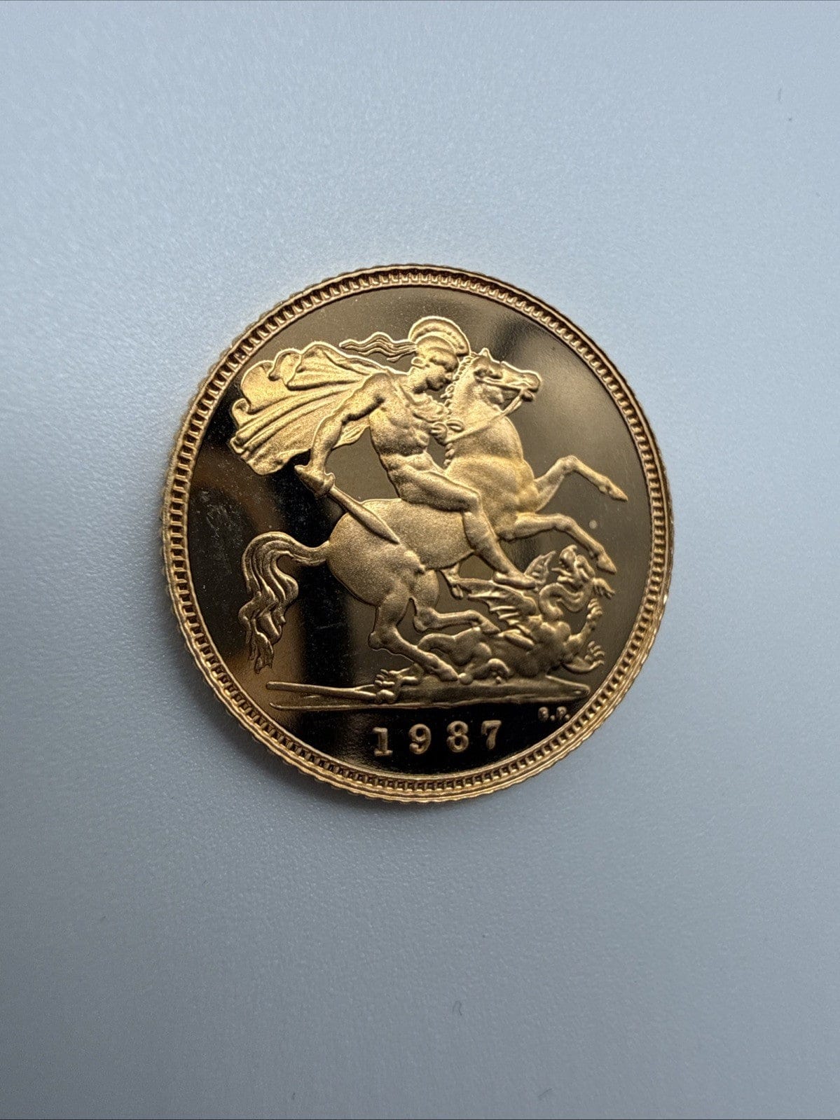 Exclusive Coins 1987 Queen Elizabeth II Proof Half Sovereign FDC Royal Mint