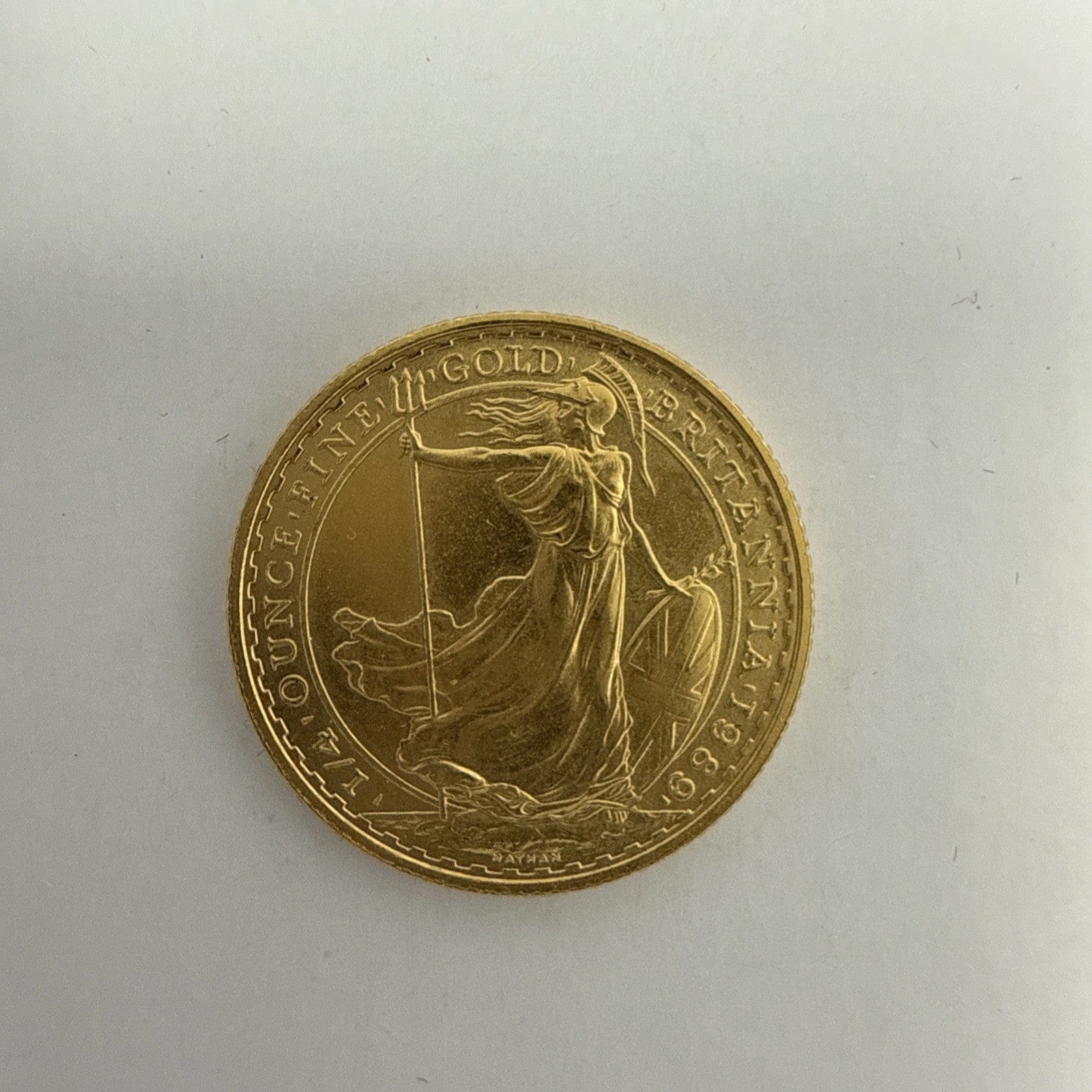Exclusive Coins 1989 1/4 Oz Gold Britannia 24k