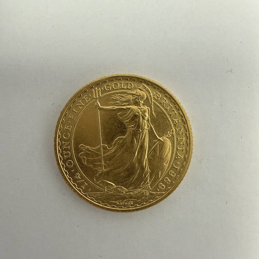 Exclusive Coins 1989 1/4 Oz Gold Britannia 24k