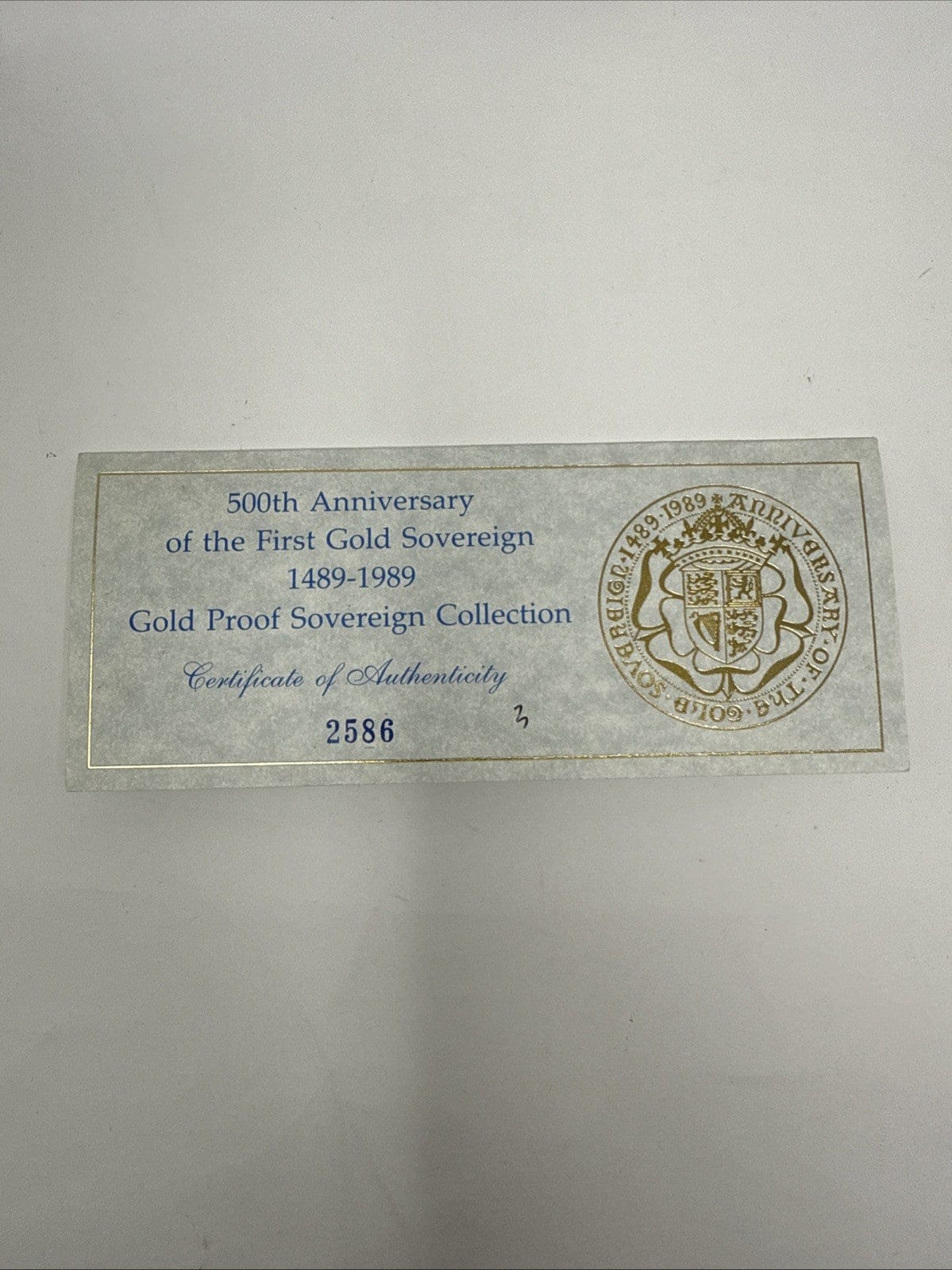 Exclusive Coins 1989 Four Coin Tudor Rose Original Royal Mint Case Capsules & Certs Included