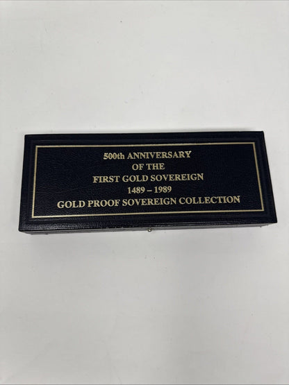 Exclusive Coins 1989 Four Coin Tudor Rose Original Royal Mint Case Capsules & Certs Included