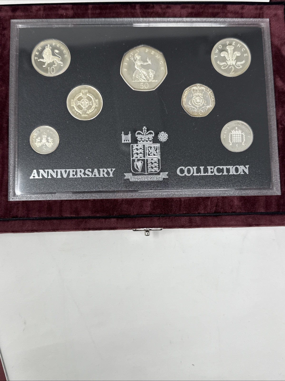 Exclusive Coins 1996 All Change Proof Silver Royal Mint Set Complete With COA