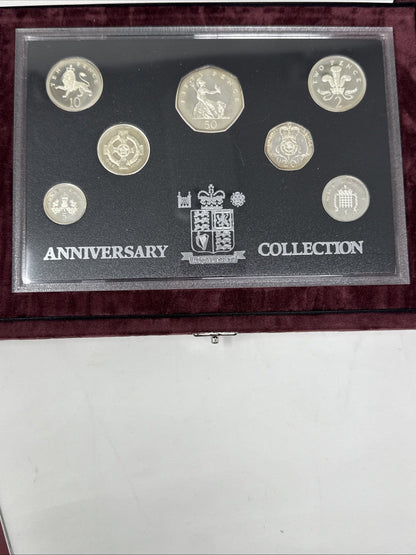 Exclusive Coins 1996 All Change Proof Silver Royal Mint Set Complete With COA