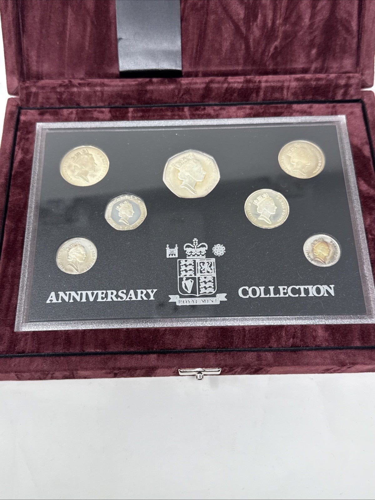 Exclusive Coins 1996 All Change Proof Silver Royal Mint Set Complete With COA