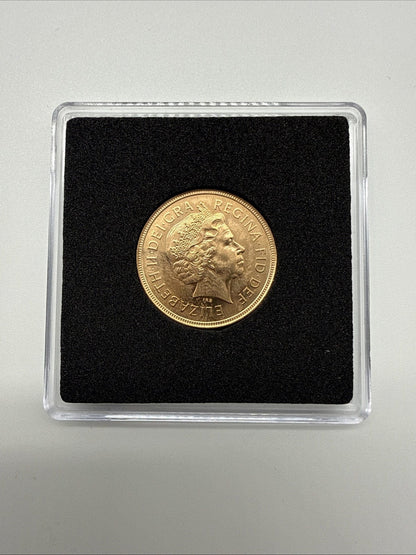 Exclusive Coins 2000 Queen Elizabeth II Full Gold Sovereign 22k #1