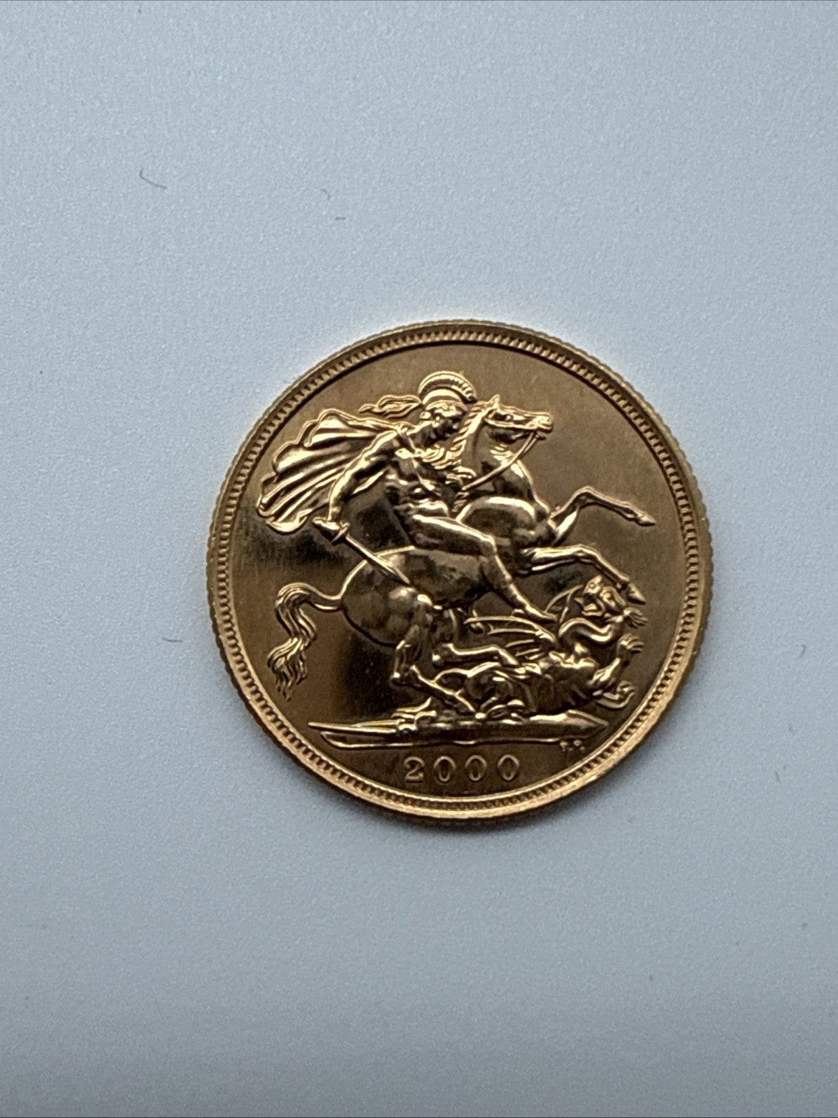 Exclusive Coins 2000 Queen Elizabeth II Full Gold Sovereign 22k #1