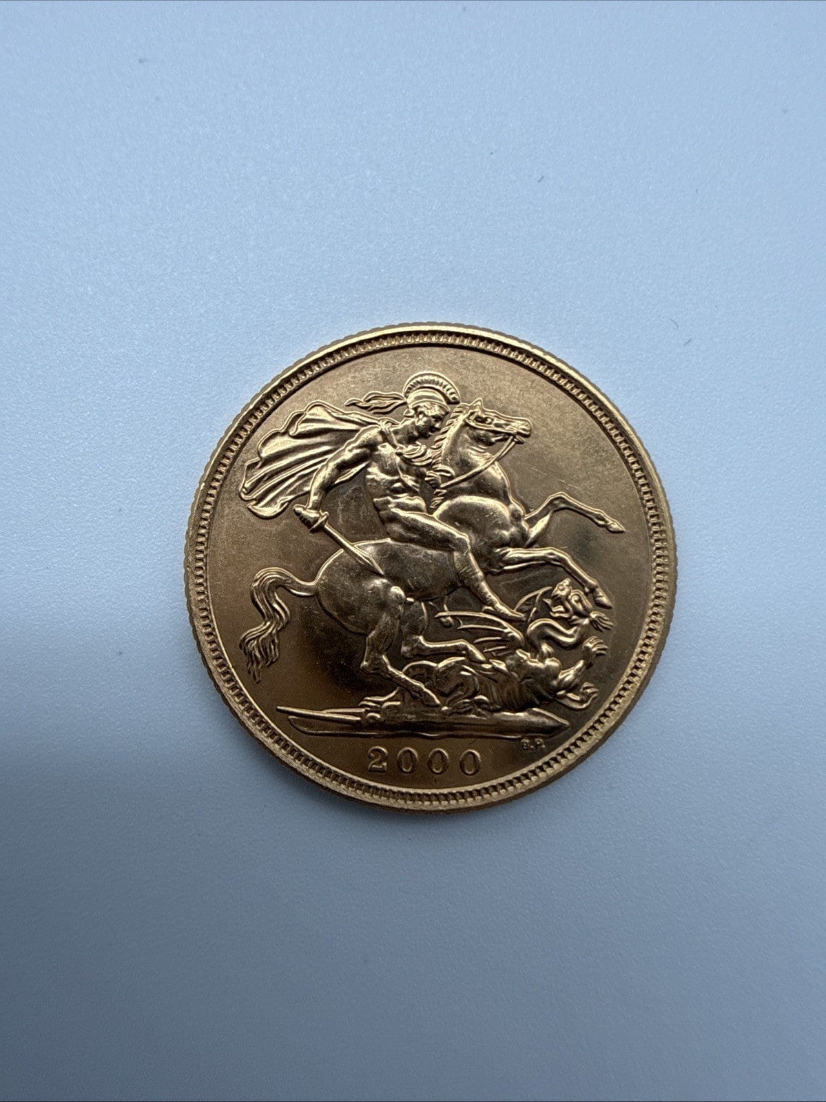 Exclusive Coins 2000 Queen Elizabeth II Full Gold Sovereign 22k #2