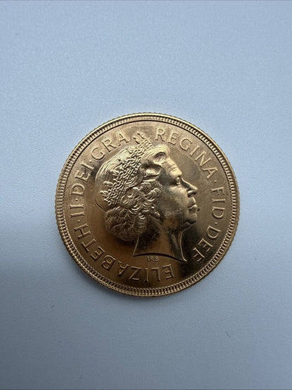 Exclusive Coins 2000 Queen Elizabeth II Full Gold Sovereign 22k #2