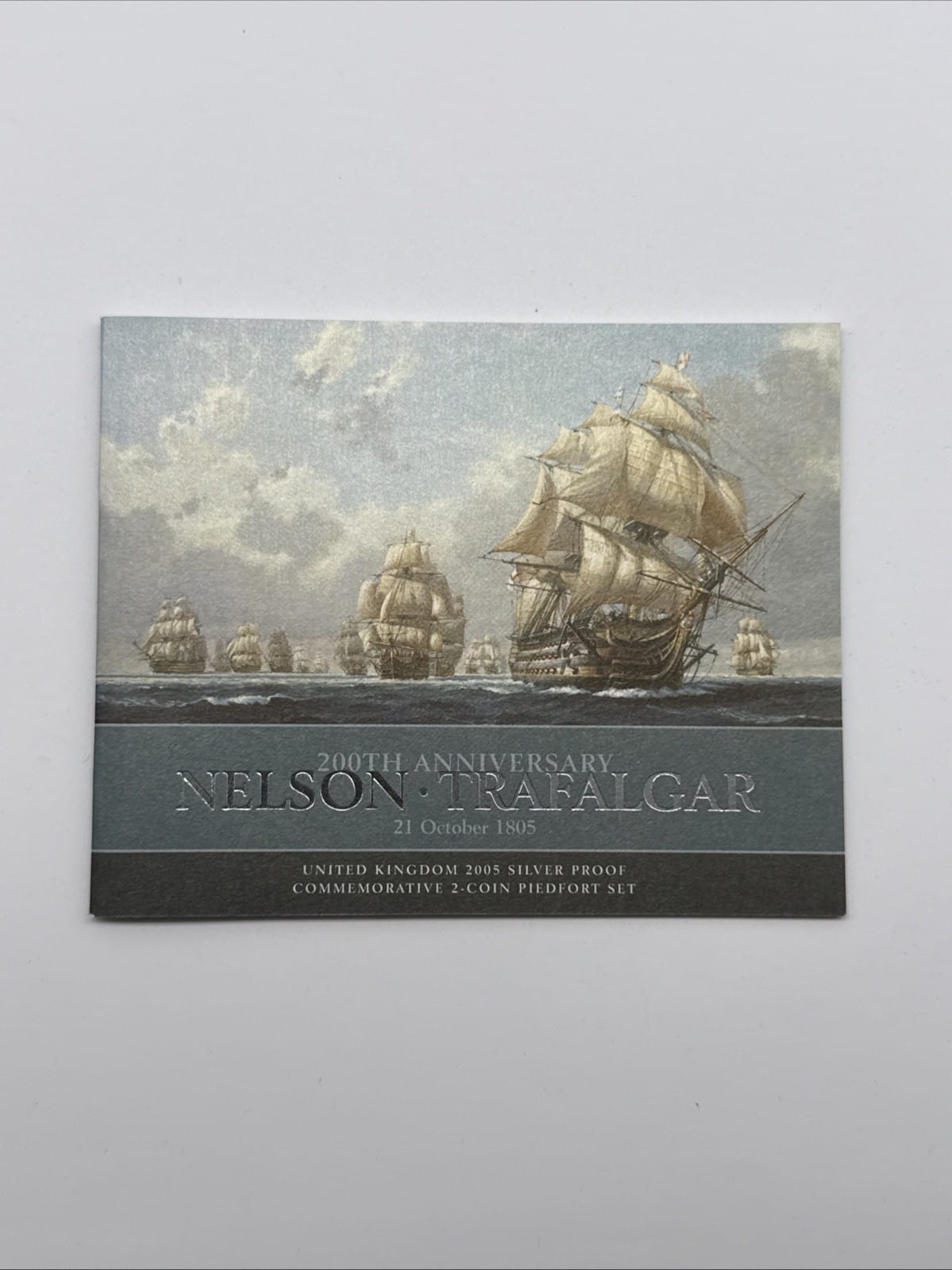 Exclusive Coins 2005 Nelson . Trafalger Silver Piedfort Proof Set Royal Mint