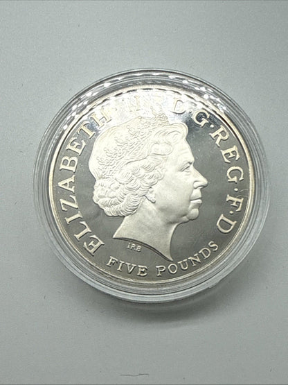 Exclusive Coins 2005 The Battle Of Trafalger Proof Silver Crown Royal Mint