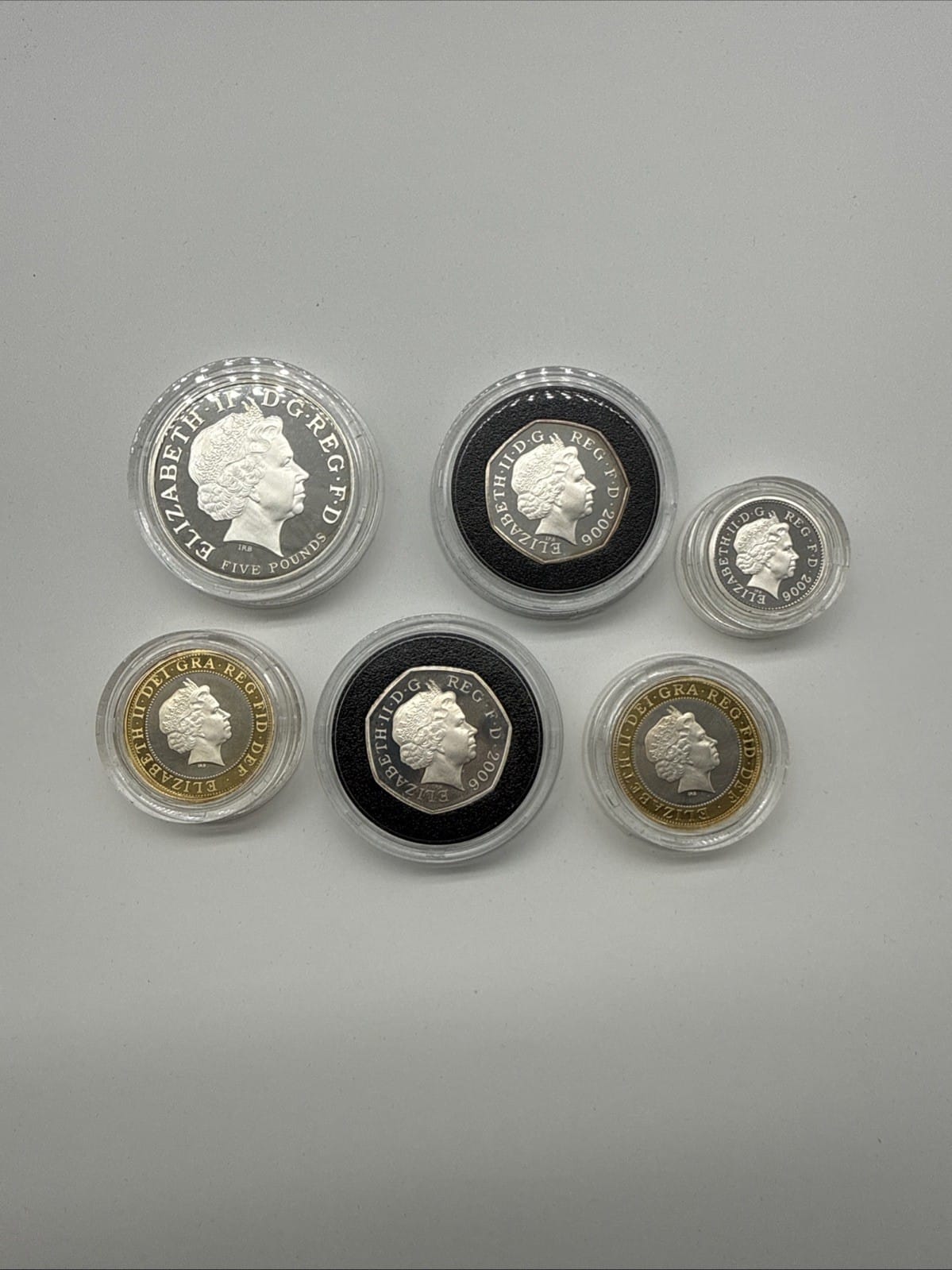 Exclusive Coins 2006 QEII Silver Proof Piedfort Collection With  The Victoria Cross Fifty Pence