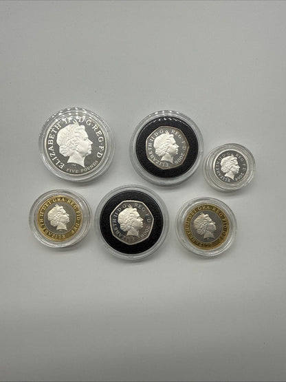 Exclusive Coins 2006 QEII Silver Proof Piedfort Collection With  The Victoria Cross Fifty Pence
