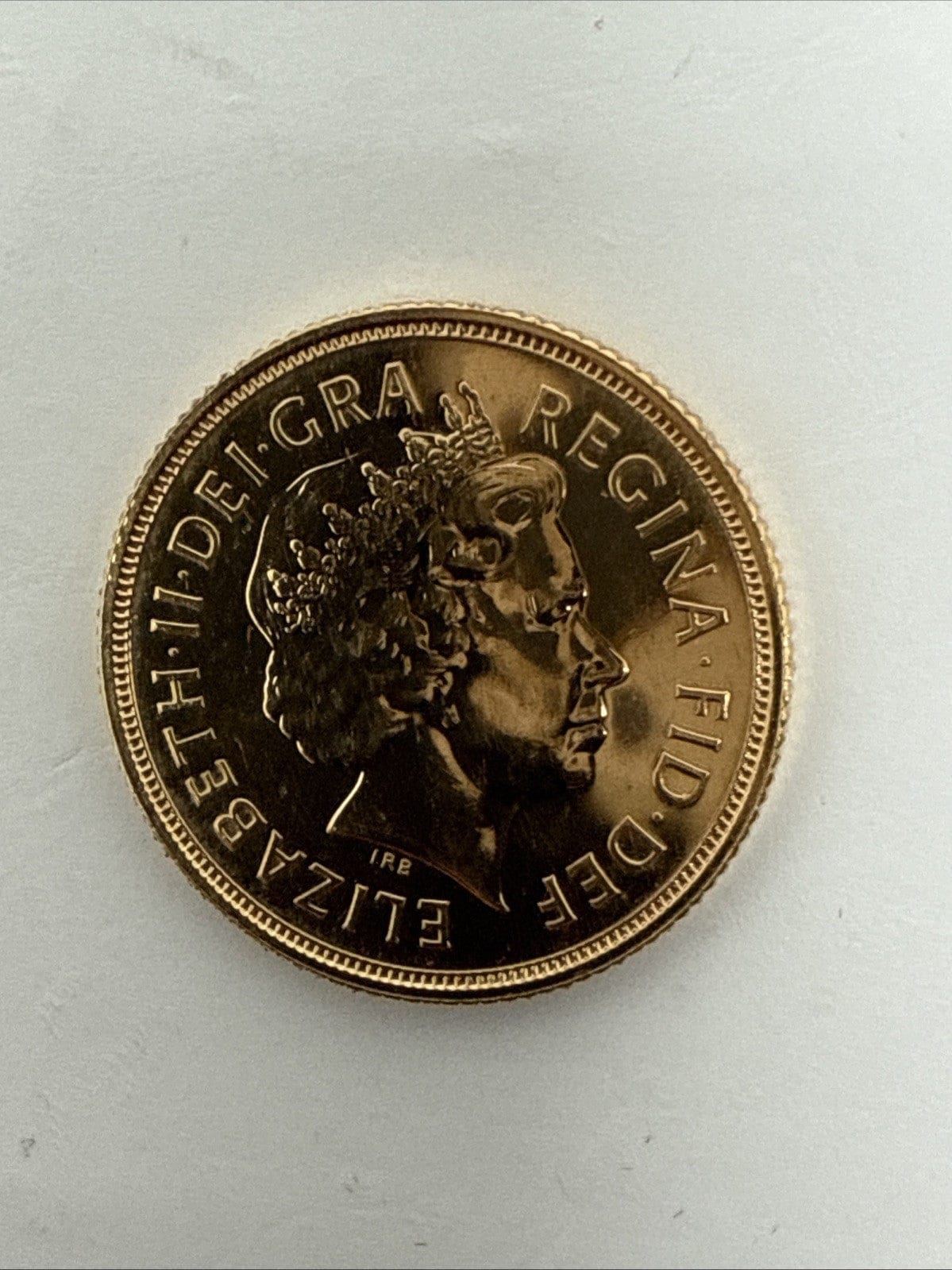 Exclusive Coins 2007 Queen Elizabeth II Full Gold Sovereign 22k