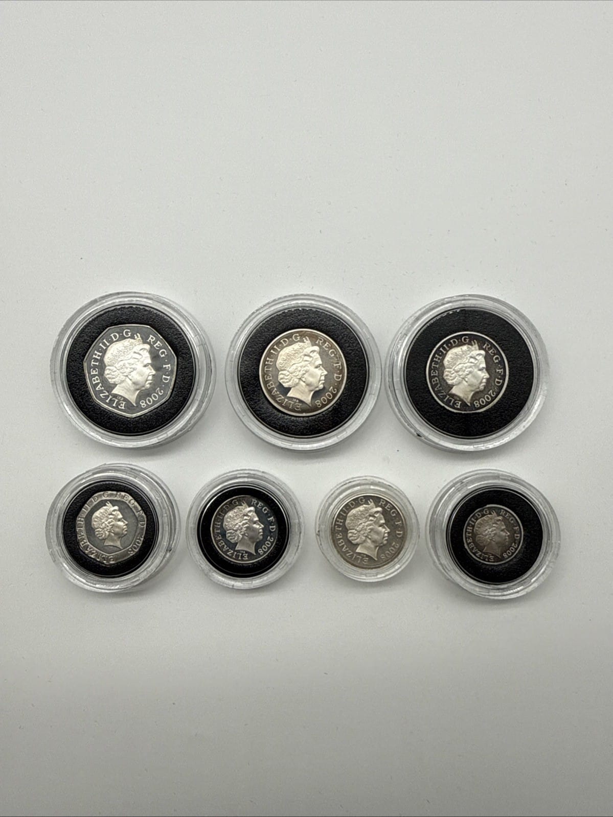 Exclusive Coins 2008 Royal Shield of Arms Silver Piedfort Coin Collection