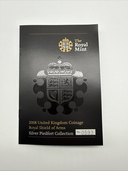 Exclusive Coins 2008 Royal Shield of Arms Silver Piedfort Coin Collection