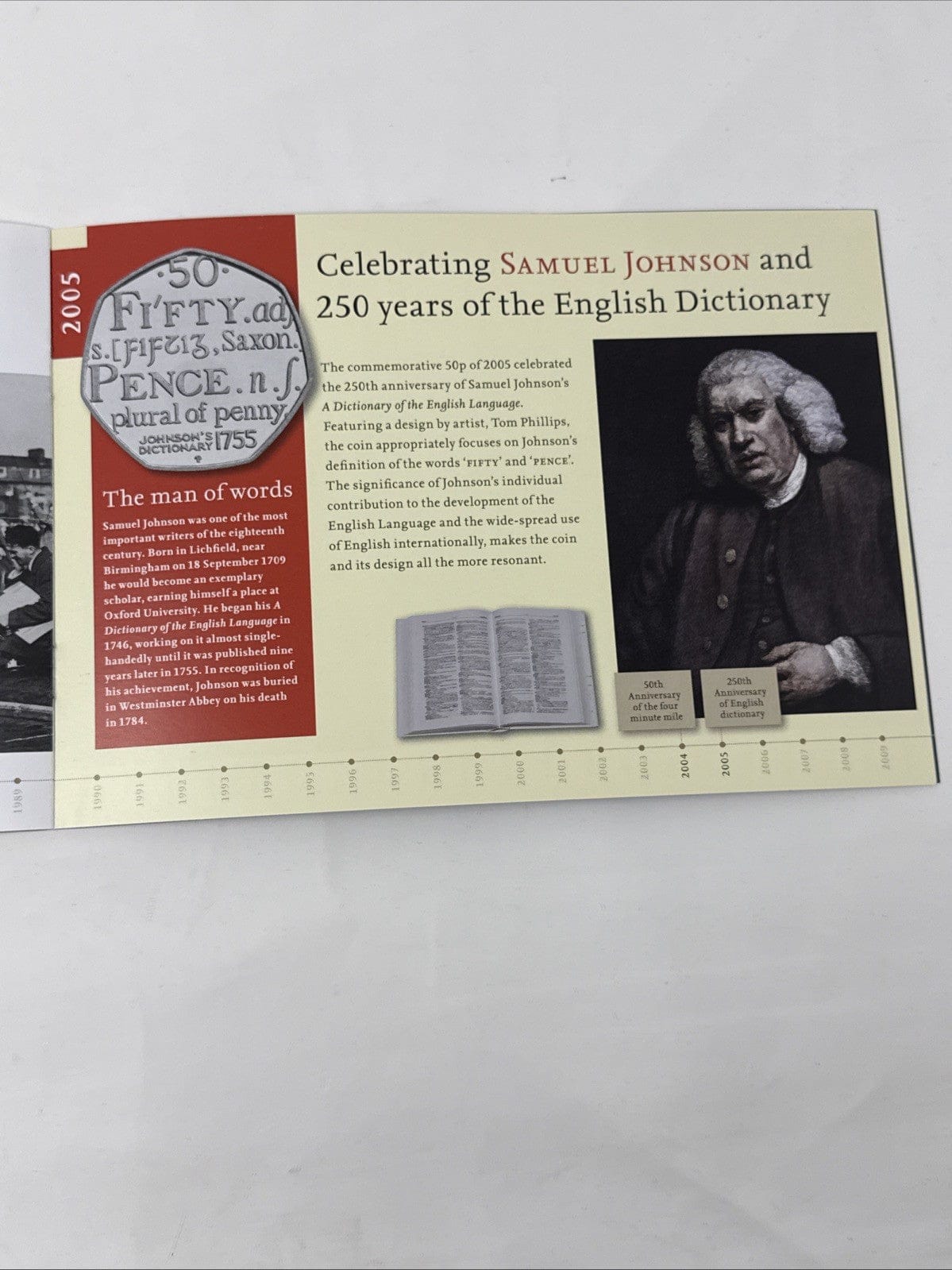 Exclusive Coins 2009 Silver 50p Proof Collection 40th Anniversary 1969-2009 Includi. Kew Gardens