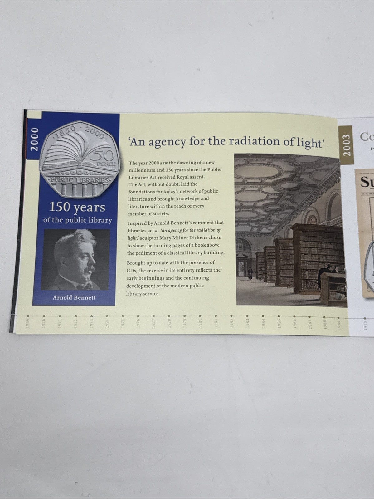 Exclusive Coins 2009 Silver 50p Proof Collection 40th Anniversary 1969-2009 Includi. Kew Gardens