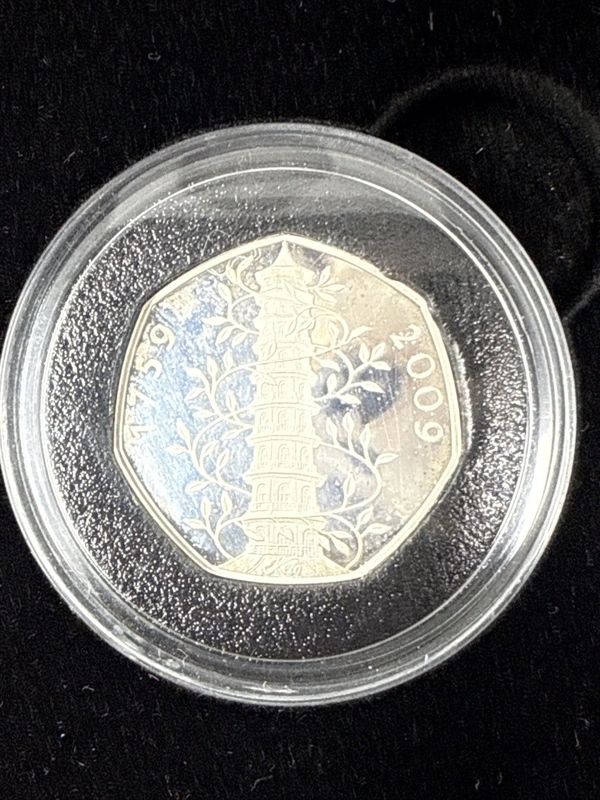 Exclusive Coins 2009 Silver 50p Proof Collection 40th Anniversary 1969-2009 Includi. Kew Gardens