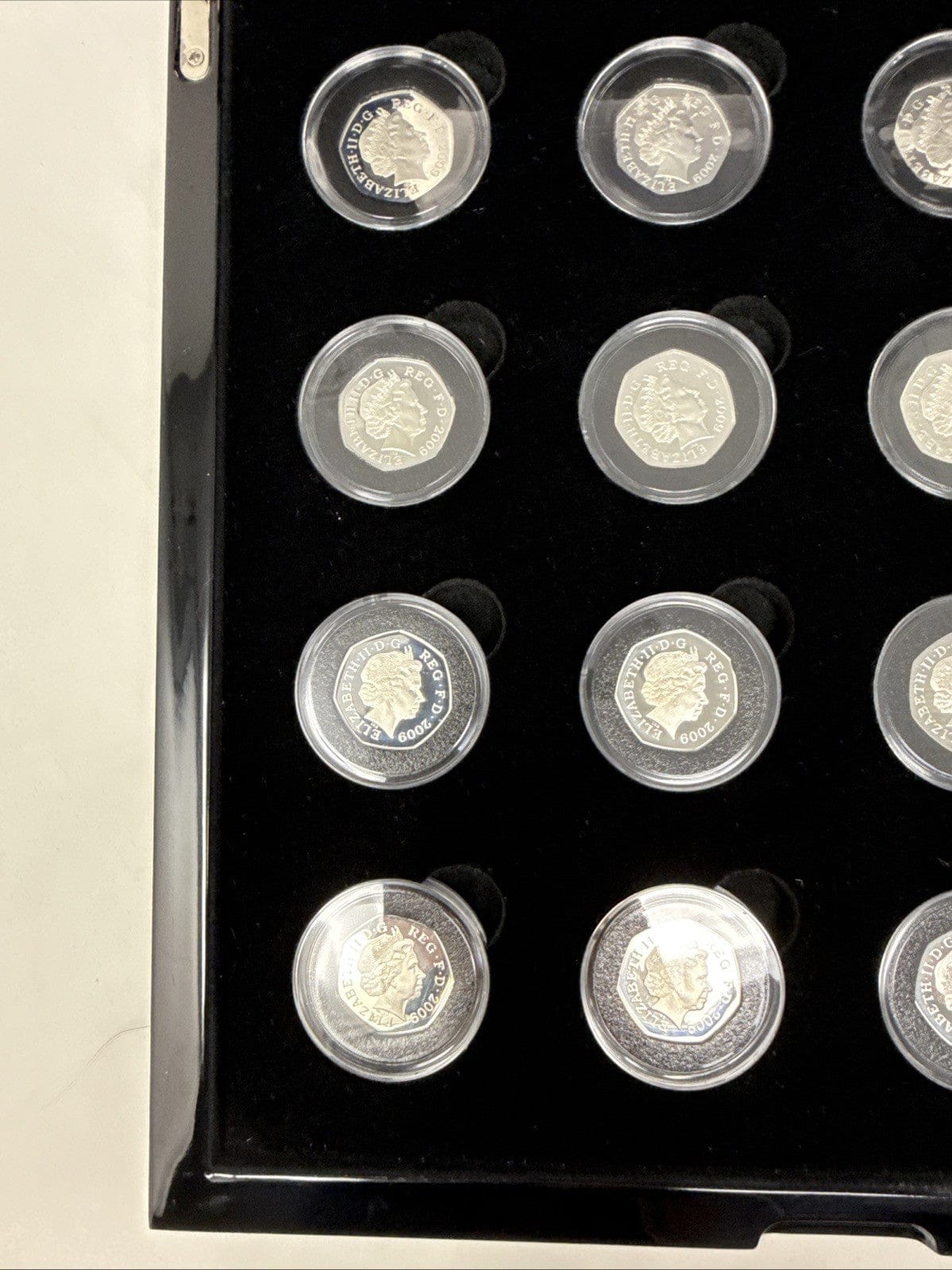 Exclusive Coins 2009 Silver 50p Proof Collection 40th Anniversary 1969-2009 Includi. Kew Gardens