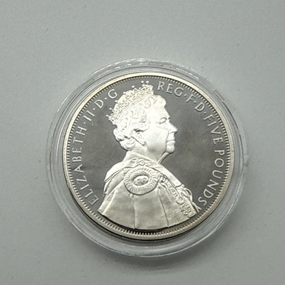 Exclusive Coins 2012 The Queens Dimond Jubilee Uk Silver £5  Piedfort Proof Coin Royal Mint