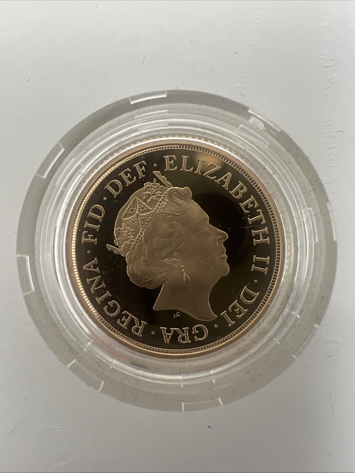 Exclusive Coins 2015 Fifth portrait Of Queen Elizabeth II Proof Full Gold Sovereign Royal Mint