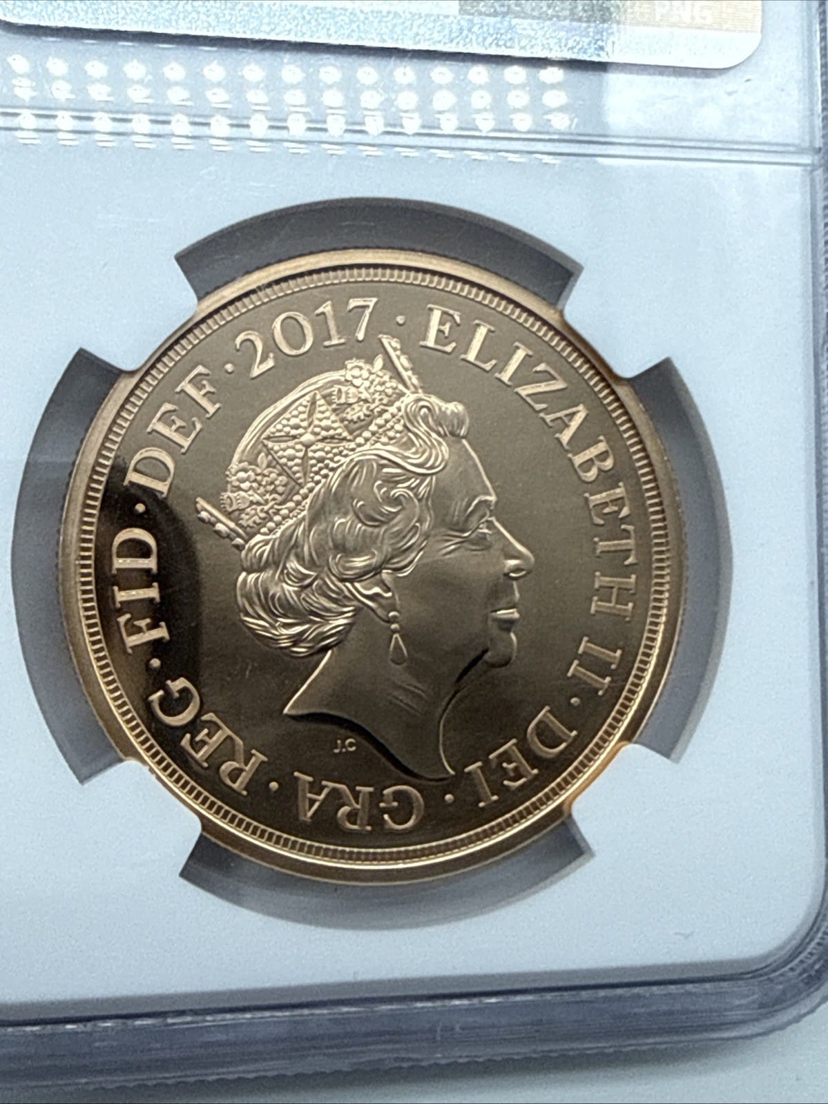 Exclusive Coins 2017 200th Anniversary Five Pound NGC 69 DPL