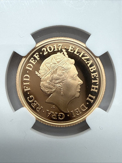 Exclusive Coins 2017 200th anniversary full gold sovereign PF 69 Ultra Cameo