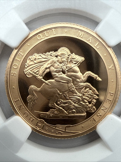 Exclusive Coins 2017 200th anniversary full gold sovereign PF 69 Ultra Cameo