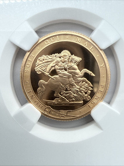 Exclusive Coins 2017 200th anniversary full gold sovereign PF 69 Ultra Cameo