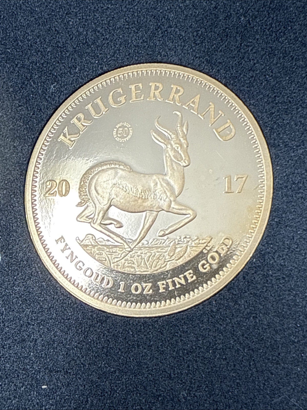 Exclusive Coins 2017 - 50th Anniversary Proof 3  Coin Krugerrand Set 1oz 1/20 1/50  36.27g 22k
