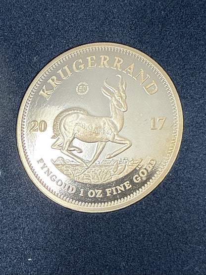 Exclusive Coins 2017 - 50th Anniversary Proof 3  Coin Krugerrand Set 1oz 1/20 1/50  36.27g 22k