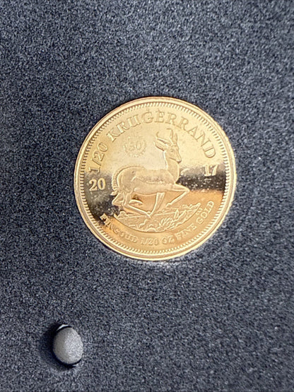 Exclusive Coins 2017 - 50th Anniversary Proof 3  Coin Krugerrand Set 1oz 1/20 1/50  36.27g 22k