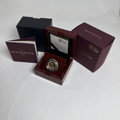 Exclusive Coins 2017 Queen Elizabeth II 200 Anniversary Proof Piedfort Full Sovereign Royal Mint