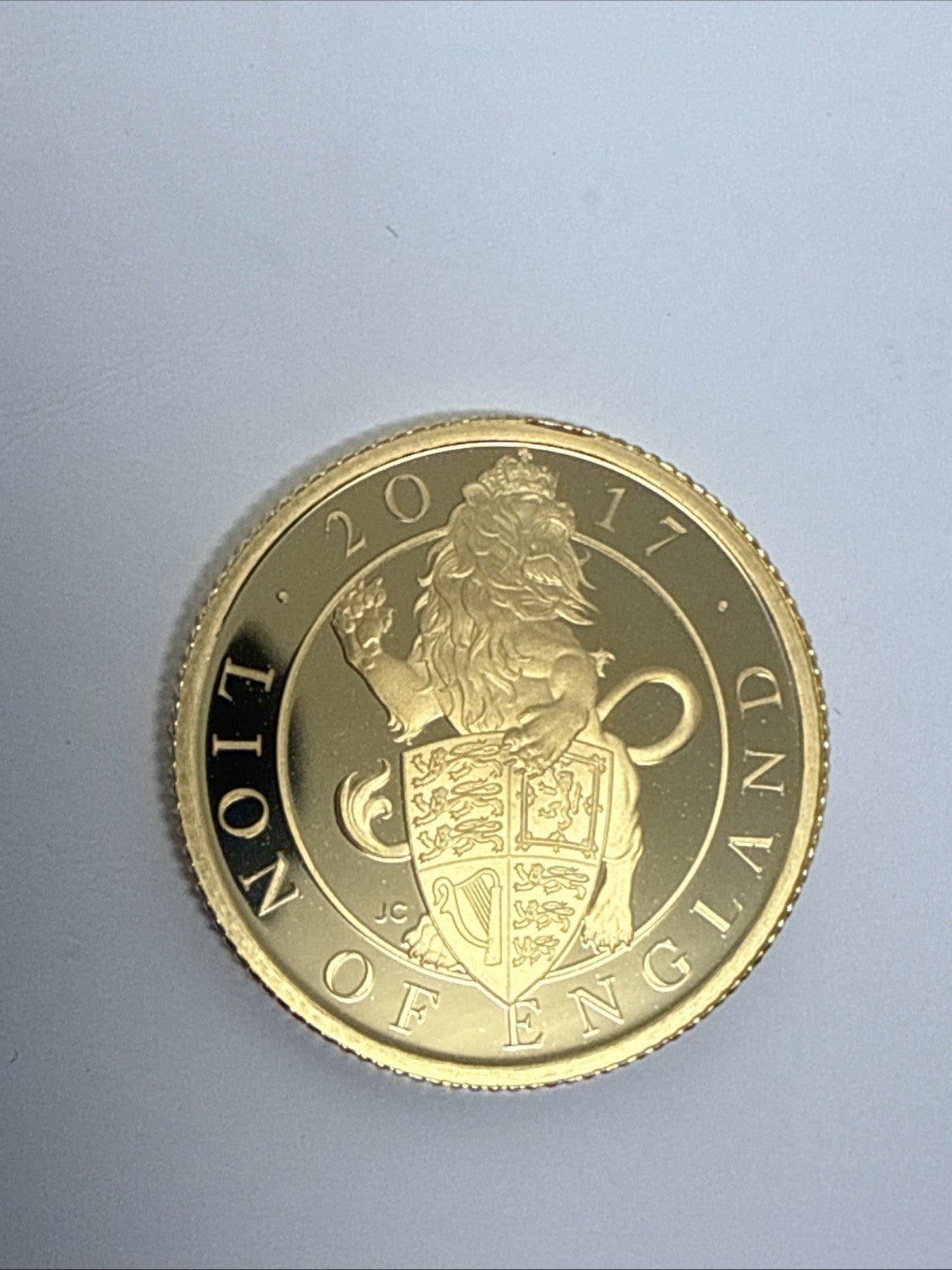 Exclusive Coins 2017 Queens Beast The Lion Of England Proof 1/4 Oz 24k Coin Royal Mint #2