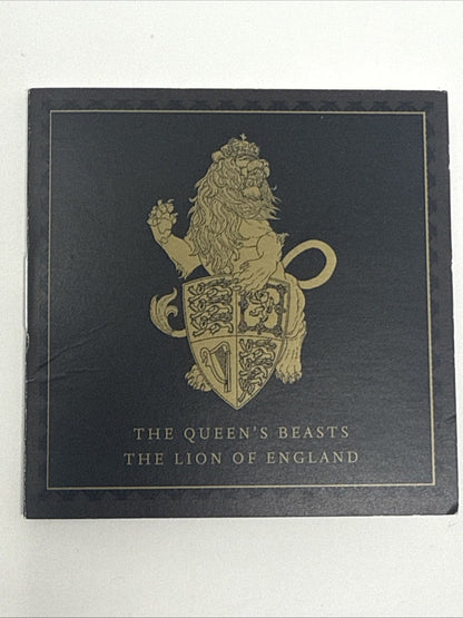 Exclusive Coins 2017 Queens Beast The Lion Of England Proof 1/4 Oz 24k Coin Royal Mint #2