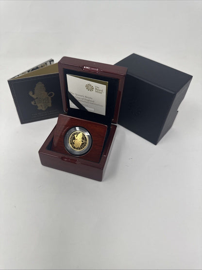 Exclusive Coins 2017 Queens Beast The Lion Of England Proof 1/4 Oz 24k Coin Royal Mint #2