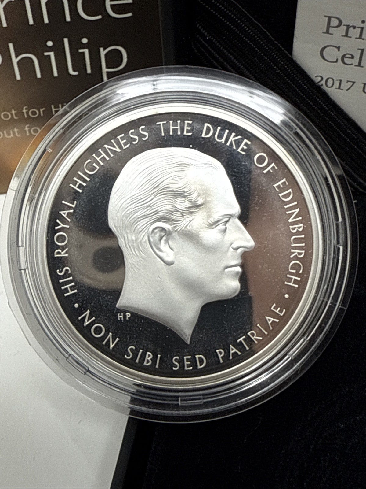 Exclusive Coins 2017 UK £5 Silver Proof Piedfort Coin Prince Philip Royal Mint