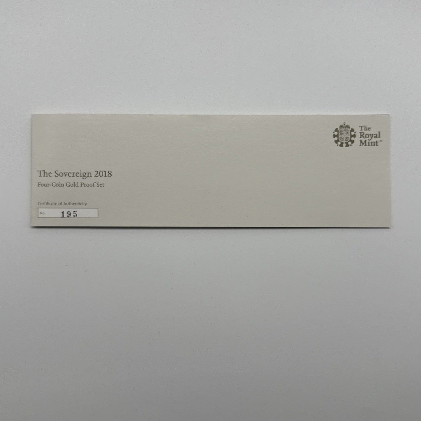 Exclusive Coins 2018 QEII  Four Coin Proof Gold Set 65th Anniversary With Cypher Only 300 Struck